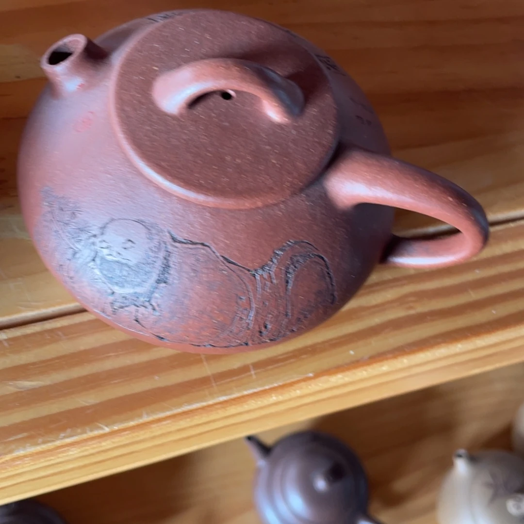 底槽青茶壶紫砂艺术作品
