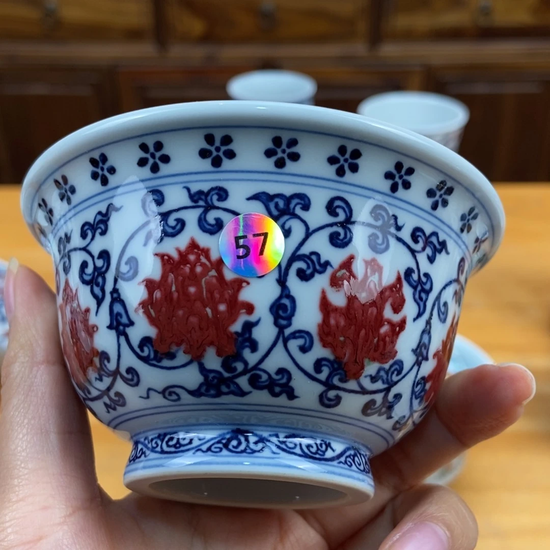 手绘现代茶具非古董