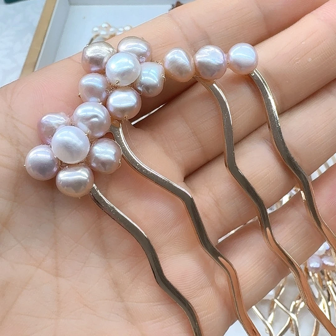 未镶嵌淡水珍珠发饰