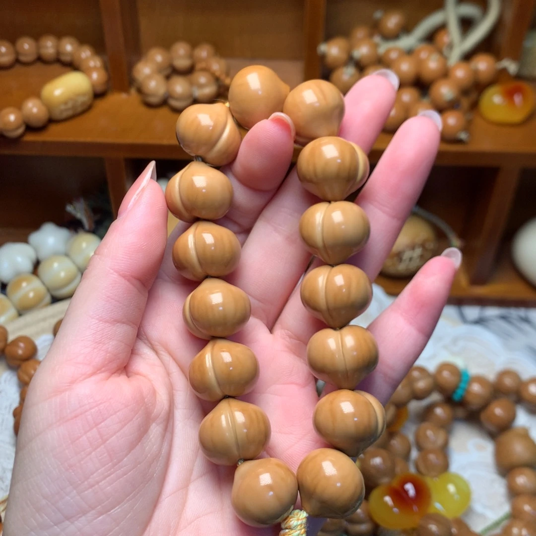 猴头核桃吊坠17高定屁桃手持素