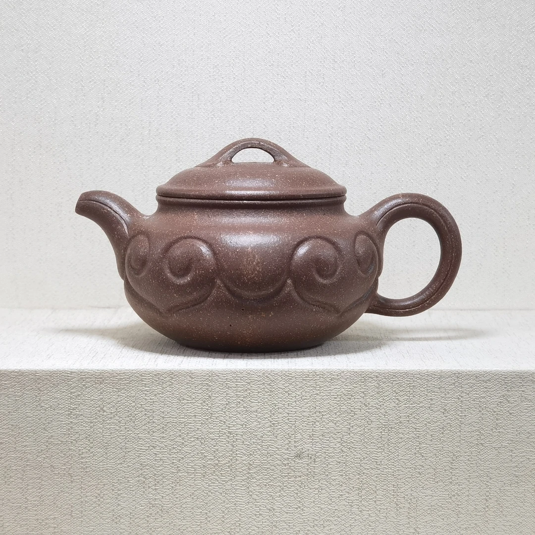 原矿青降坡高温如意仿古，精工半手容量160cc。
