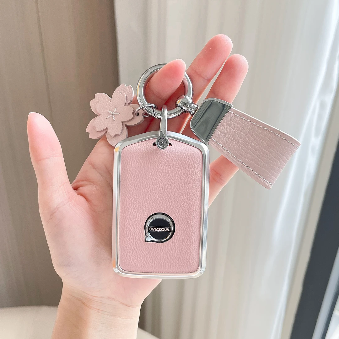 2023款沃尔沃XC60钥匙套s90高档铝合金S60简约xc40扣v60女车壳