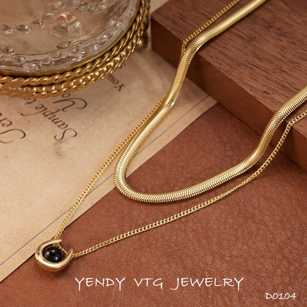 铜合金项链 LY 4981「月影星痕」Les Nerith蕾娜瑞斯可拆分两条