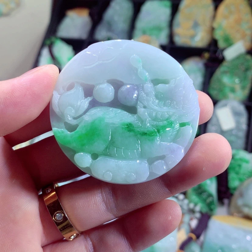 【闪购商品】翡翠颈饰未镶嵌挂件