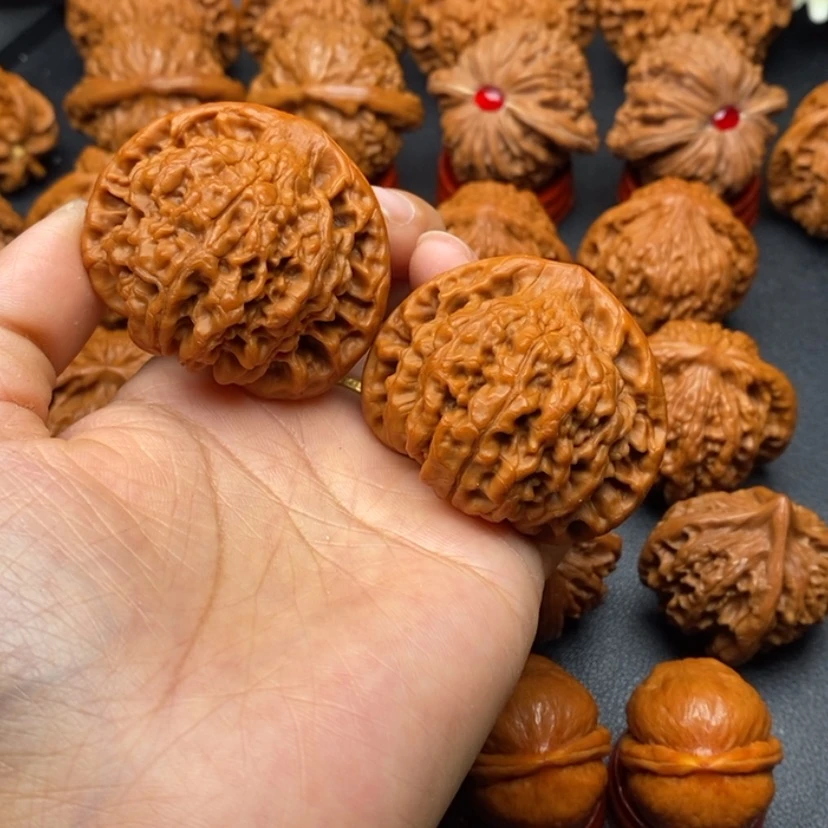 【闪购商品】文玩核桃把件47官帽