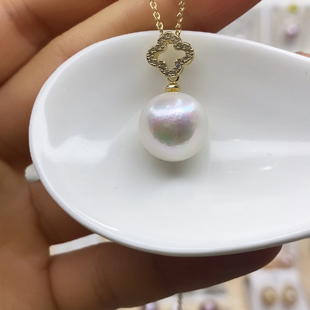 淡水珍珠颈饰合金