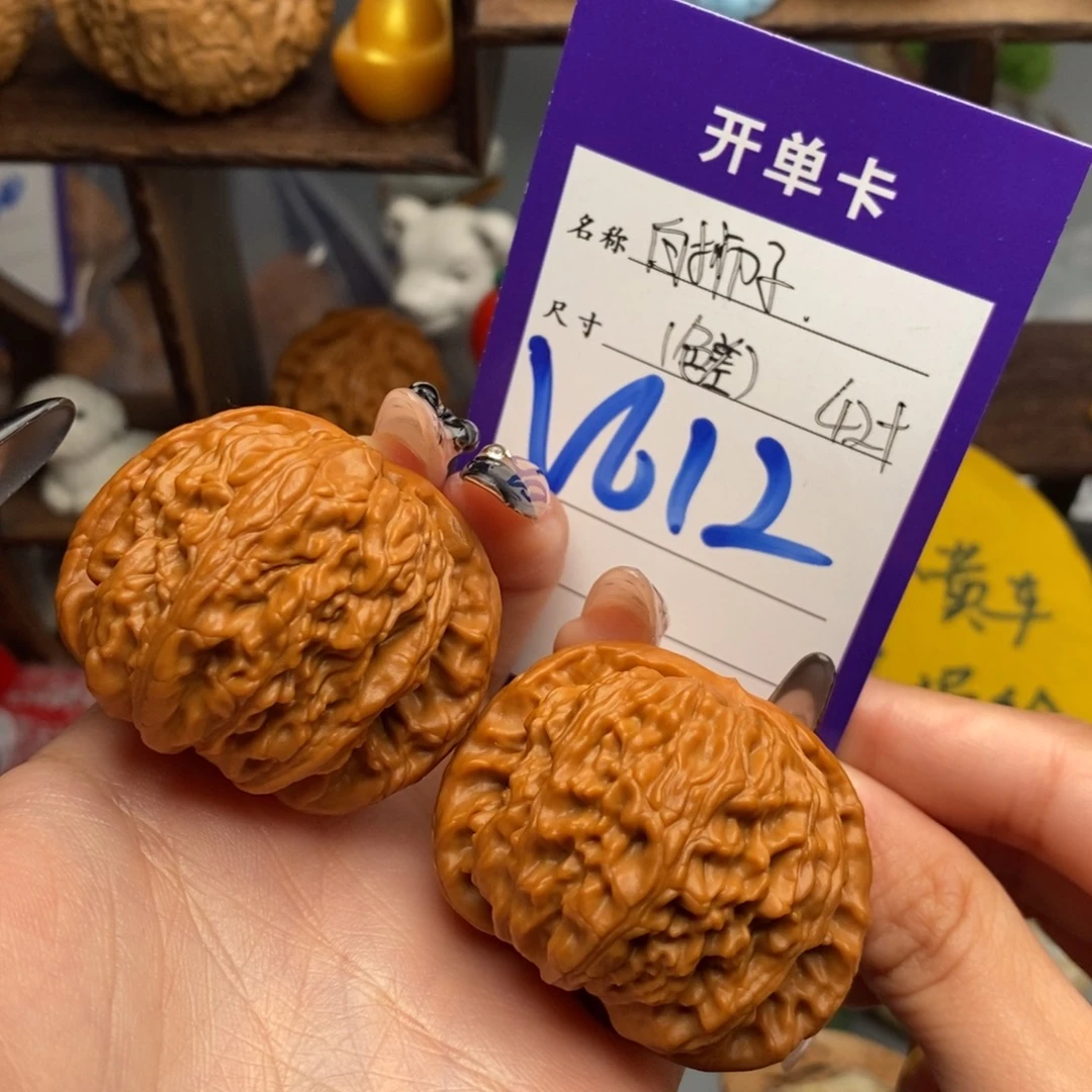 吊坠文玩核桃白狮子 微色差 福利