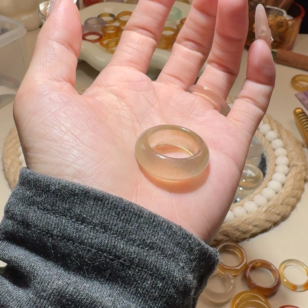 玛瑙/玉髓未镶嵌戒圈