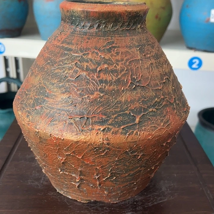 红陶9.9-1瑕疵土陶