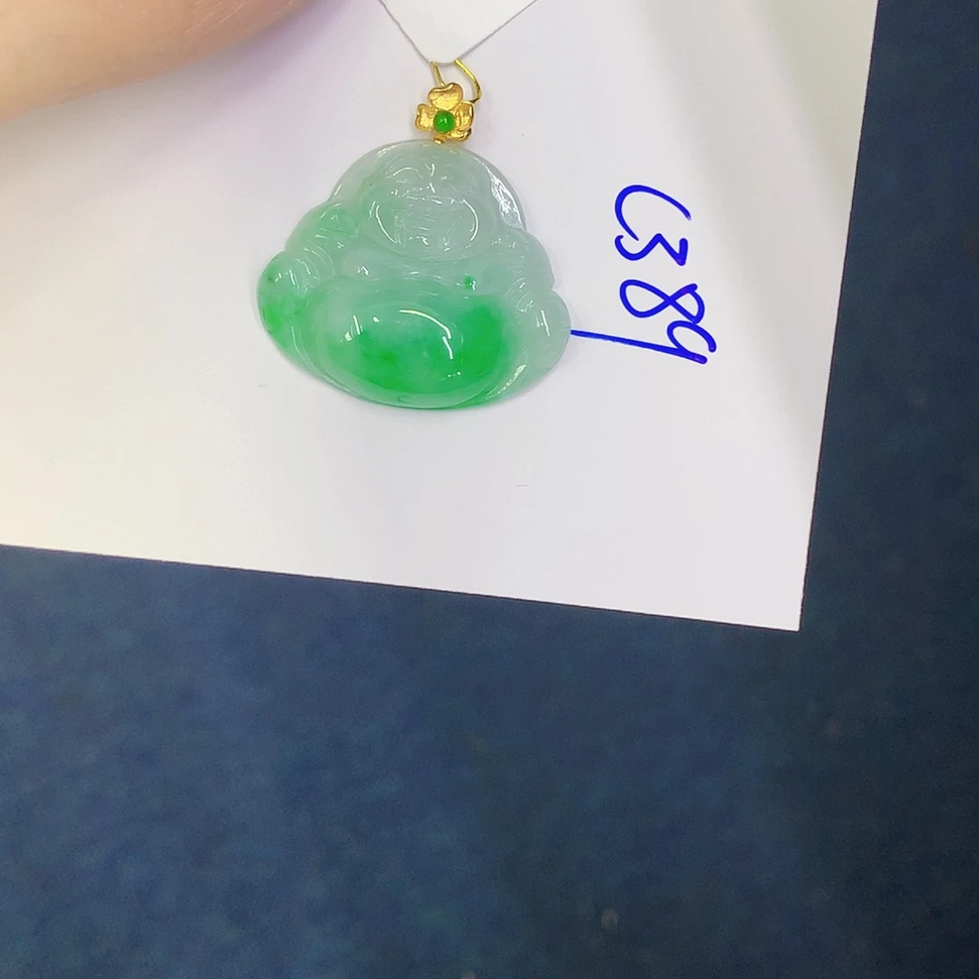 【闪购商品】翡翠18K金镶嵌颈饰000000000000