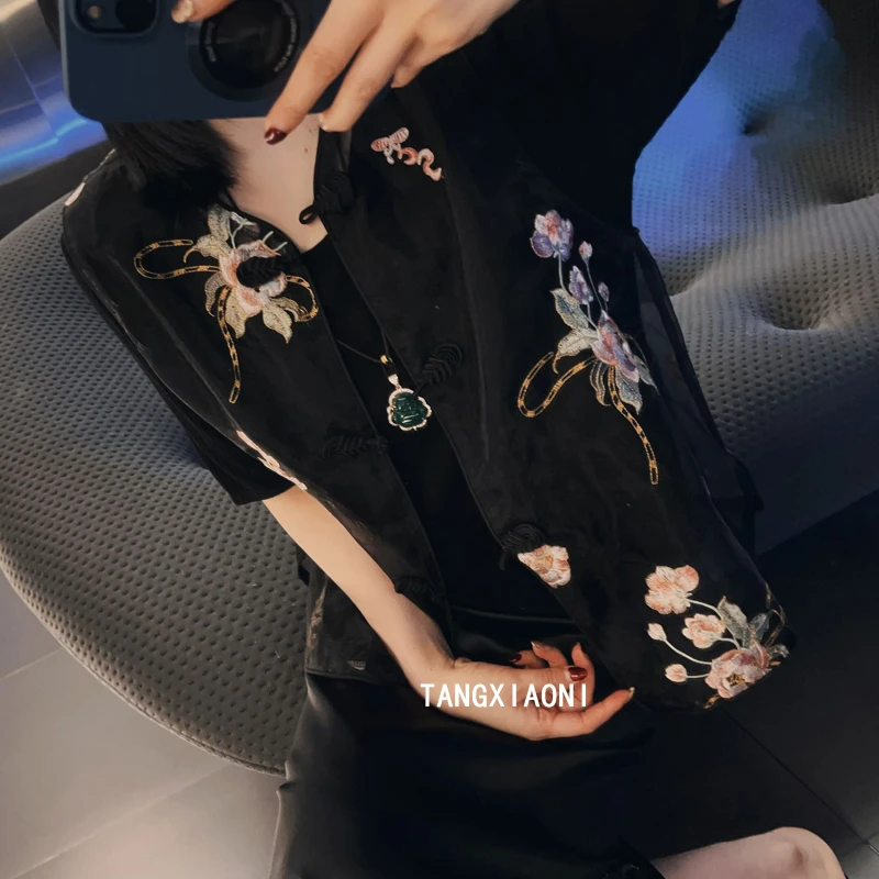 2店 2025春夏 【梅影掠过】全刺绣飘绣马甲