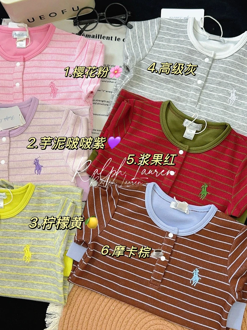 韩系简约可爱爬服长款纯棉