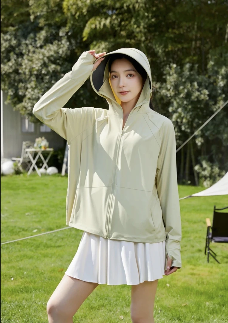 512#冰丝连帽防晒衣外套（实物以直播间为准）