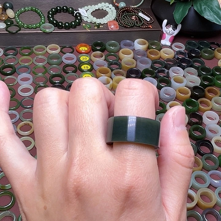 和田玉戒指未镶嵌19.2