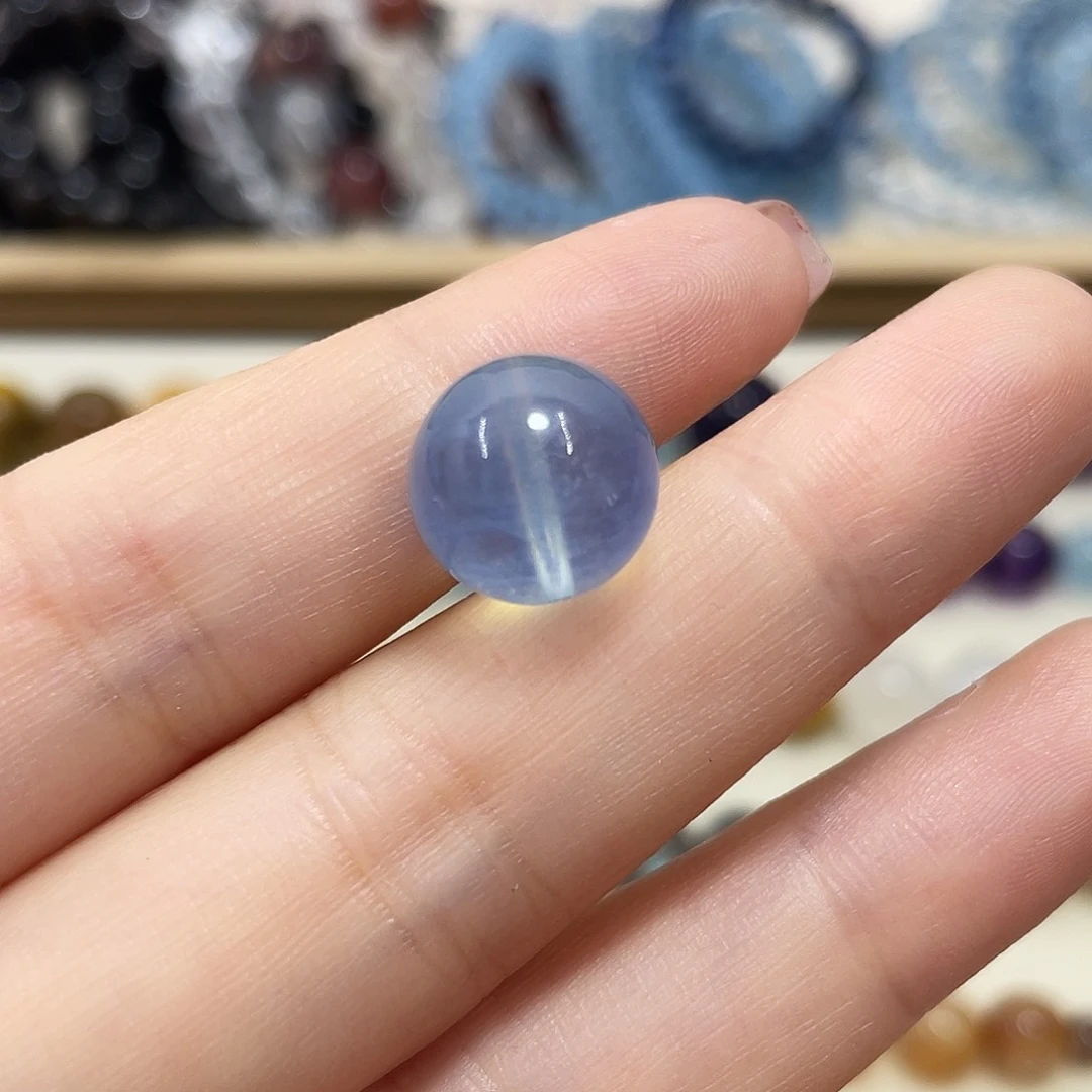 水晶手链未镶嵌小*子海蓝宝12