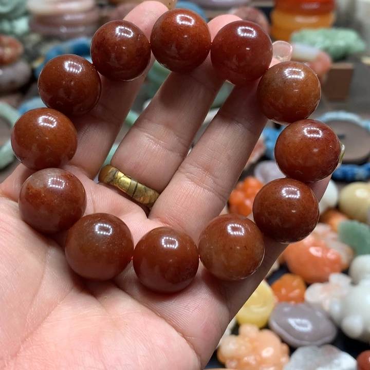 石英质玉（黄龙玉）合金颈饰