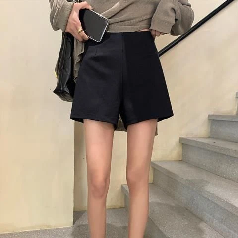 下衣消失外穿下衣失踪裤子秋冬款高腰阔腿短裤女打底防走光安全裤