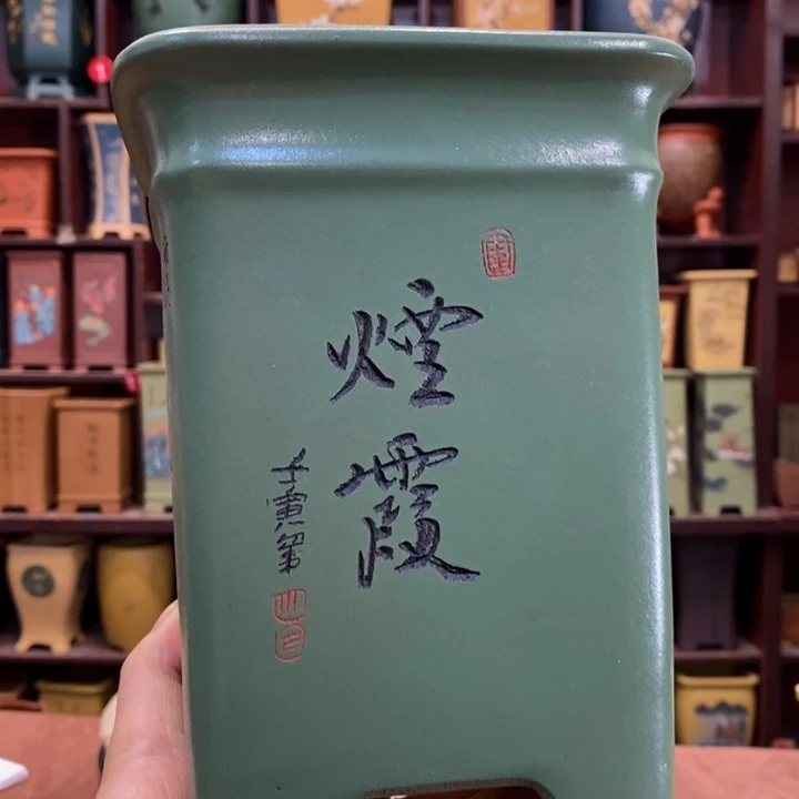 紫砂花盆莲**录紫砂花盆