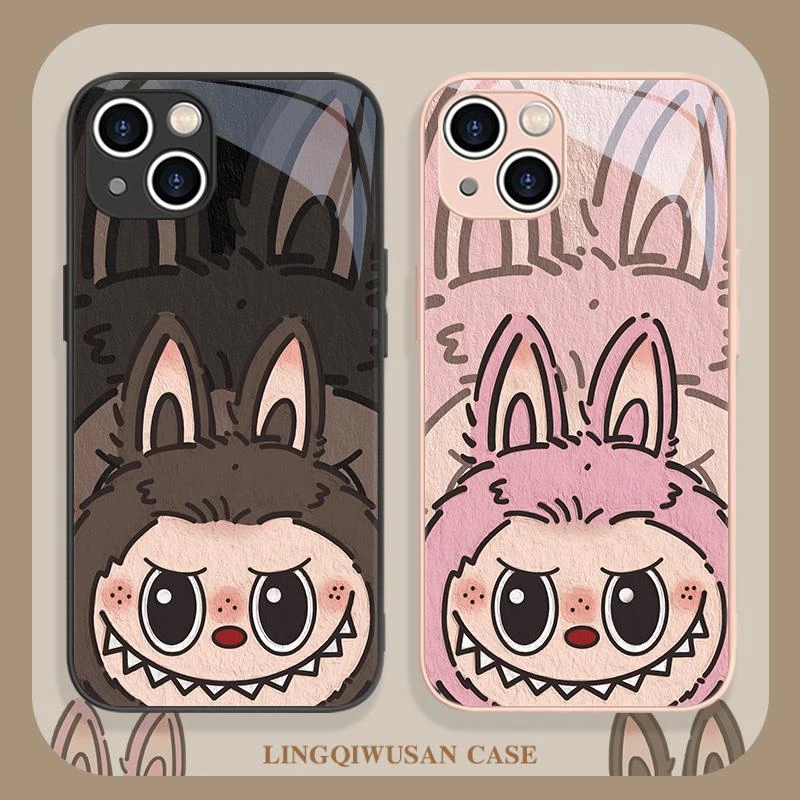 适用个性苹果16高级感iPhone15promax拉布布14plus可爱13mi手机壳