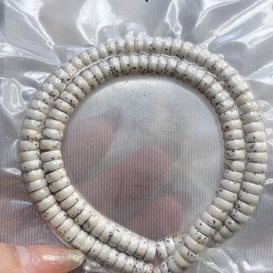 星月菩提吊坠原生态大留白药片尺寸7