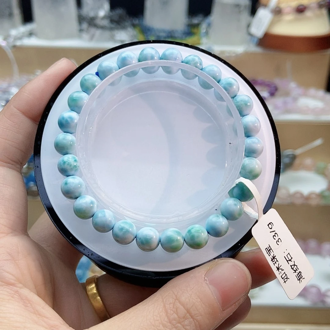 水晶手串未镶嵌刘*玥海文石7