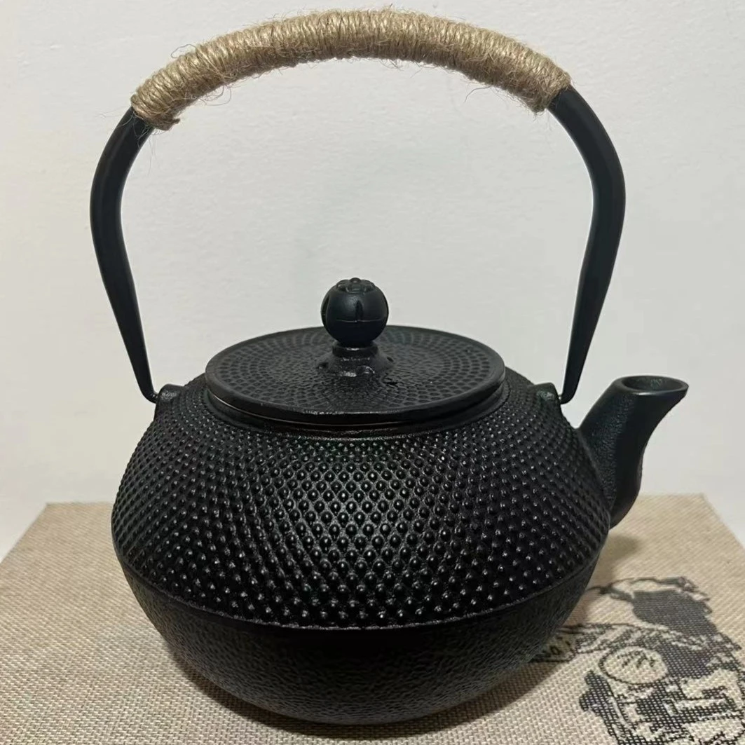 《小黑点》900cc铁壶铸铁泡茶烧水壶