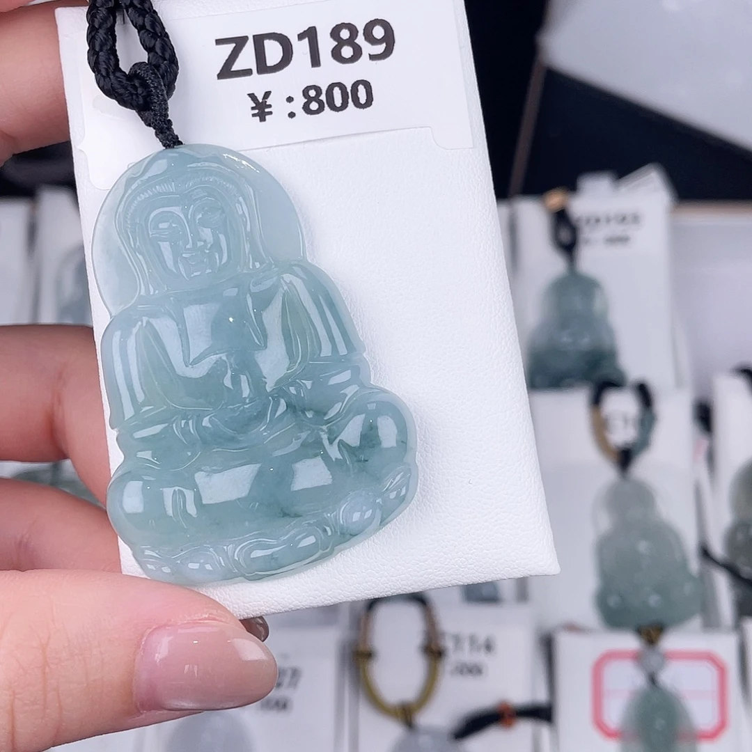 翡翠未镶嵌颈饰zd189