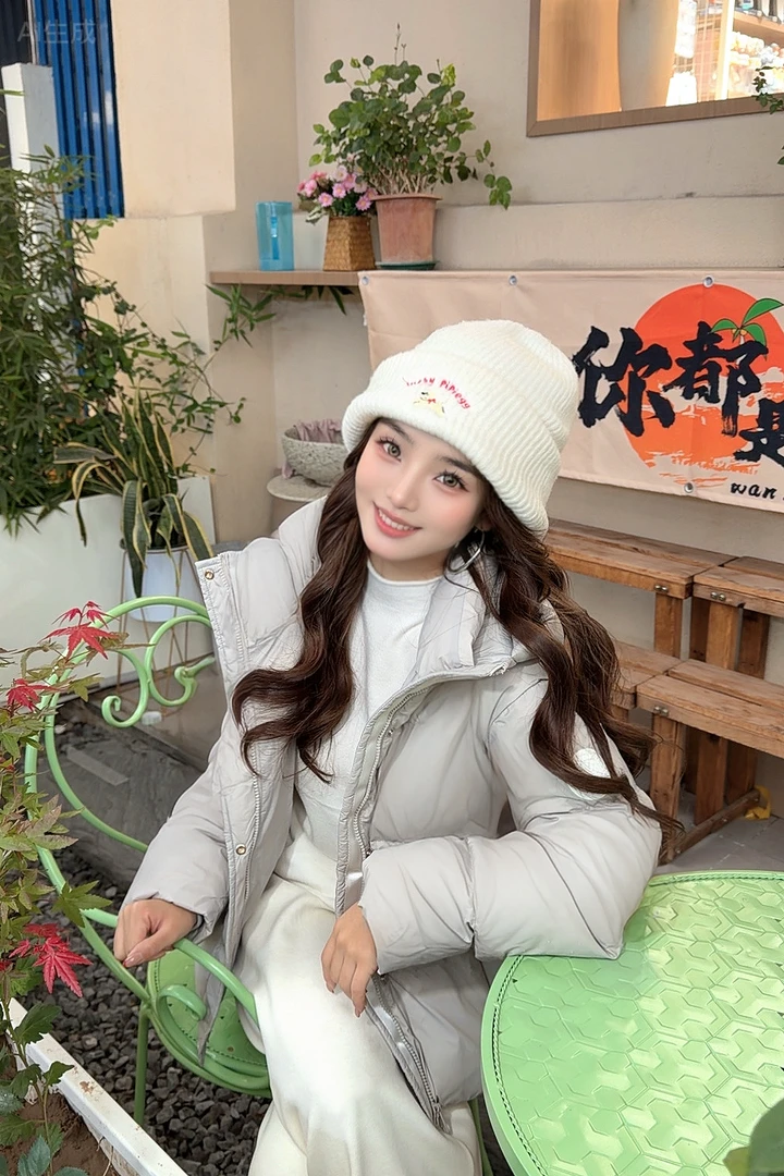 雪山系列2.090国标白鸭绒短款连帽时尚中长款羽绒服平湖羽绒服