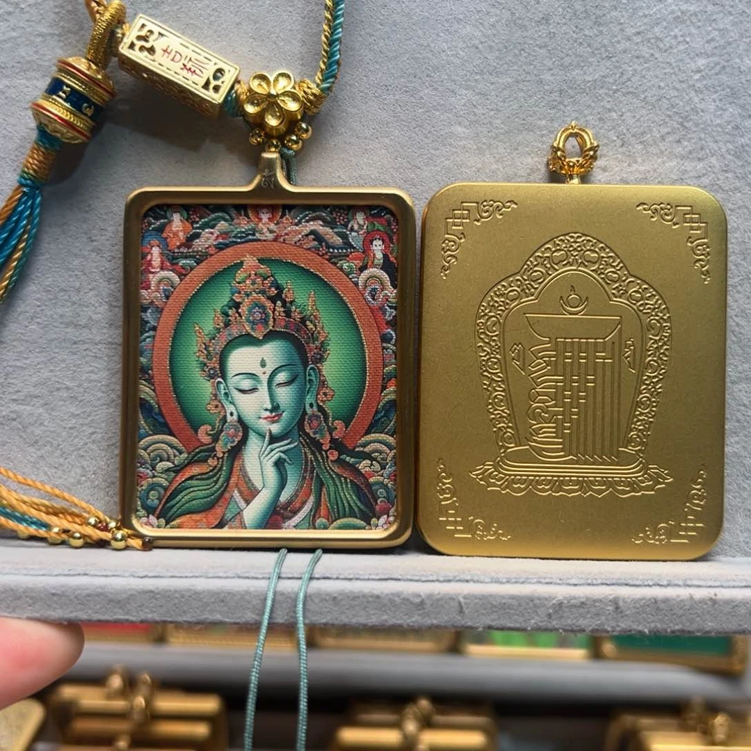 吊坠曦*?单面铜壳1号绳子