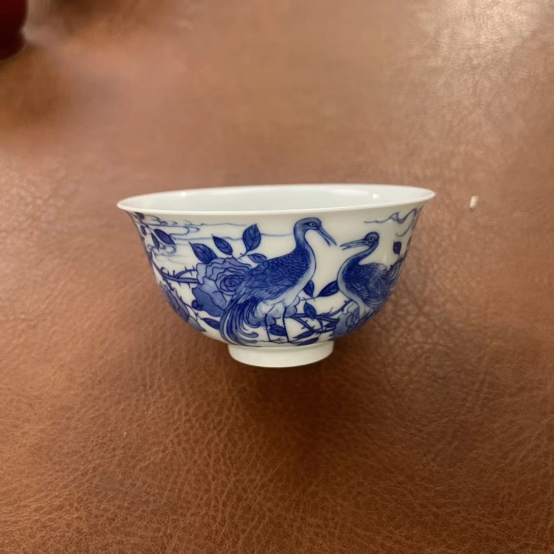 正春堂青花千里共婵娟薄胎杯