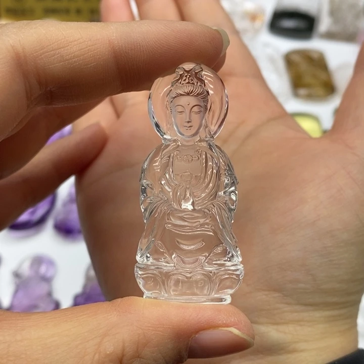 水晶颈饰未镶嵌彩***房定制