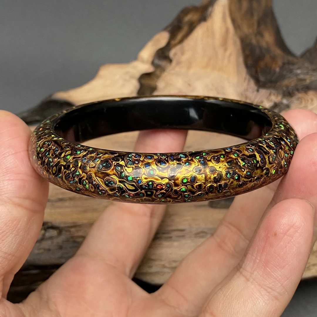 大漆手镯 漆器 非遗文化