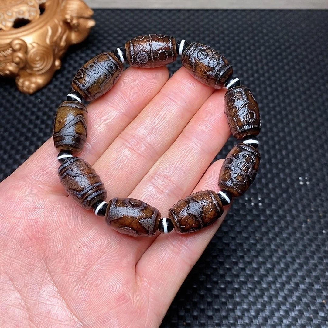 玛瑙/玉髓手链未镶嵌心**割