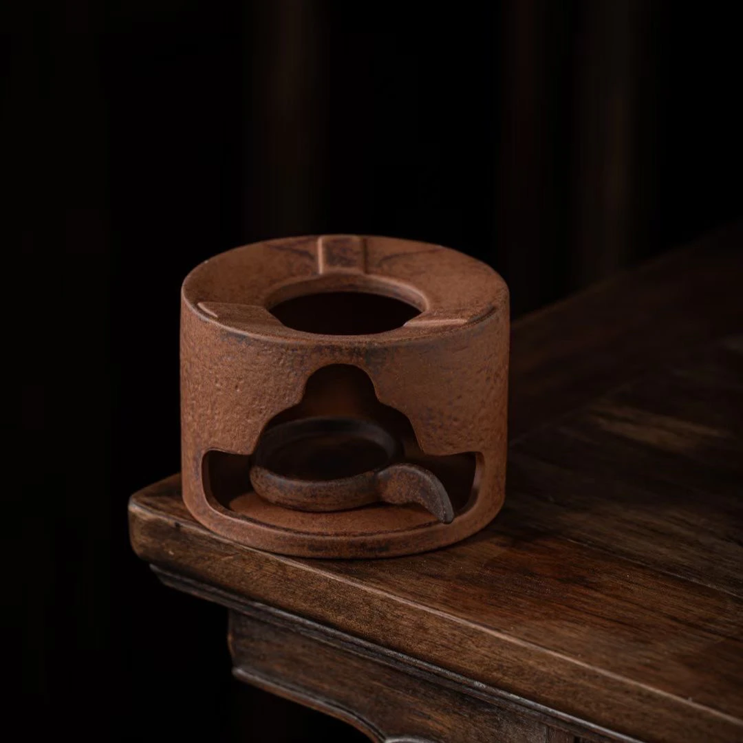 温茶炉新中式复古保温底座蜡烛加热温茶炉暖茶炉茶水保温功夫茶道