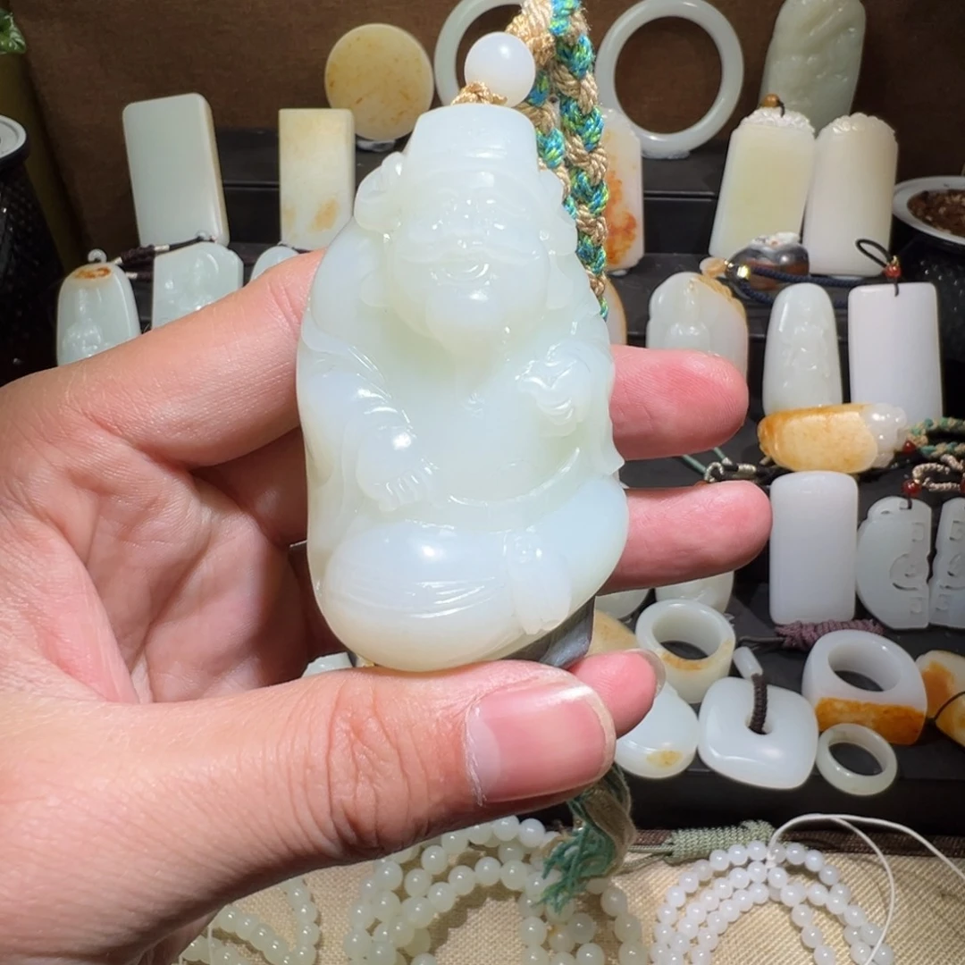 和田玉吊坠(不含链)未镶嵌f****B