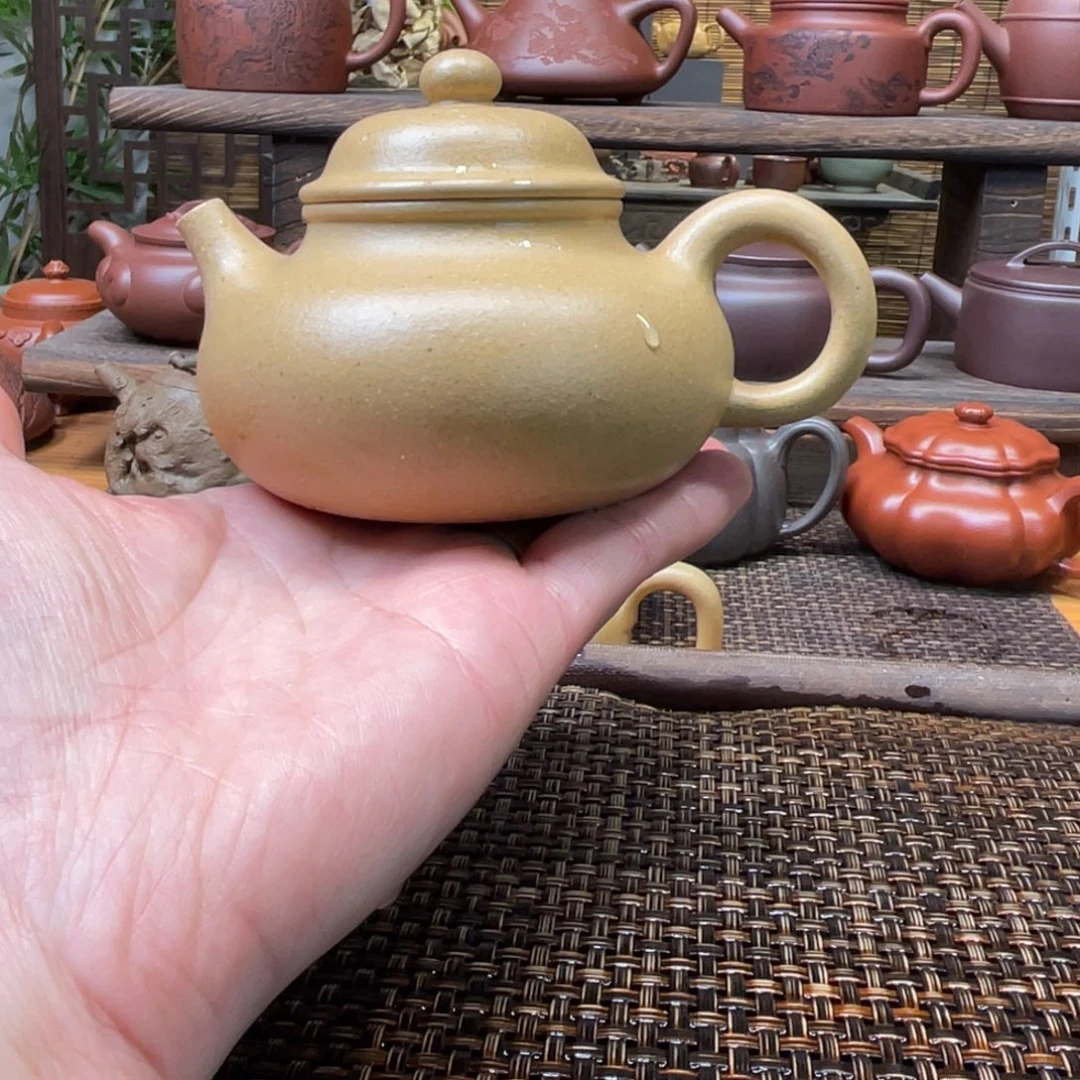 紫砂茶壶宜兴原矿紫砂手工制155