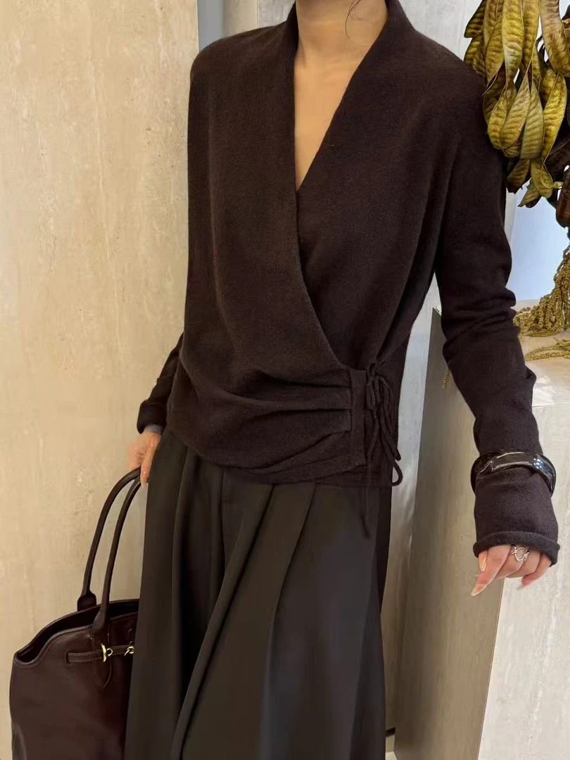 慢慢【451-500】2025秋冬新款高级显瘦气质时尚百搭上衣31