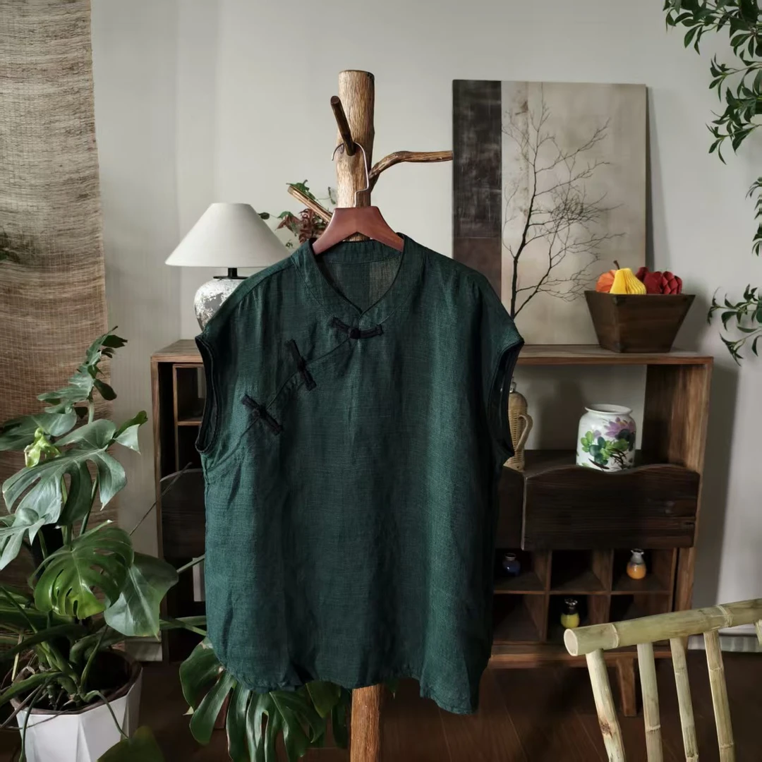 【大梅子推荐】设计款亚麻上衣X5002C
