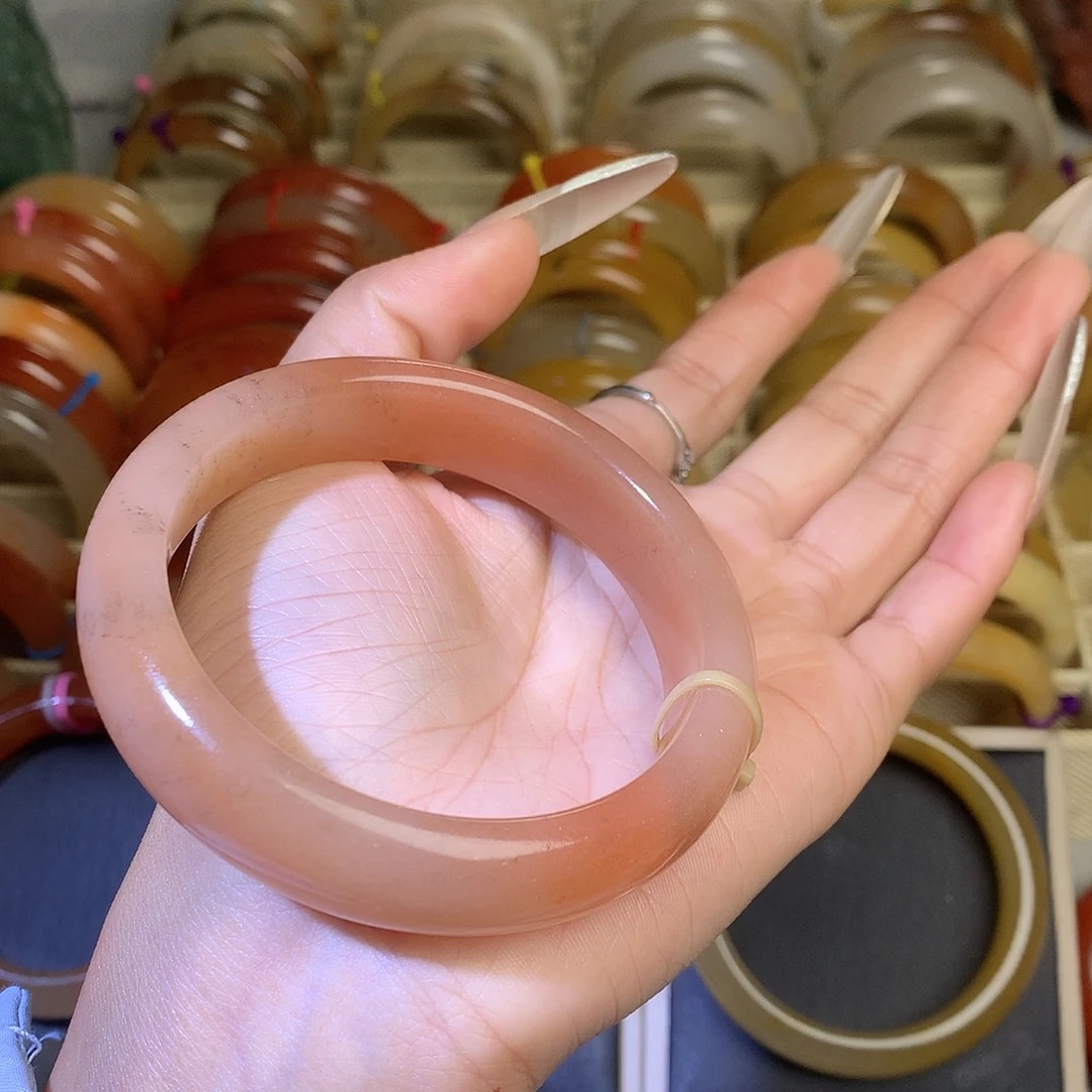 石英质玉（黄龙玉）未镶嵌手镯