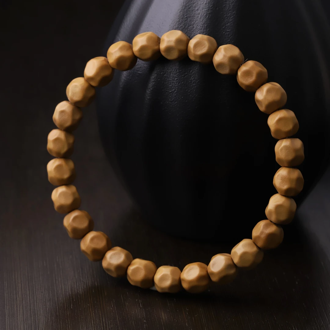 251037【猴头糖豆无相】精工原色猴头核桃单圈文玩手串