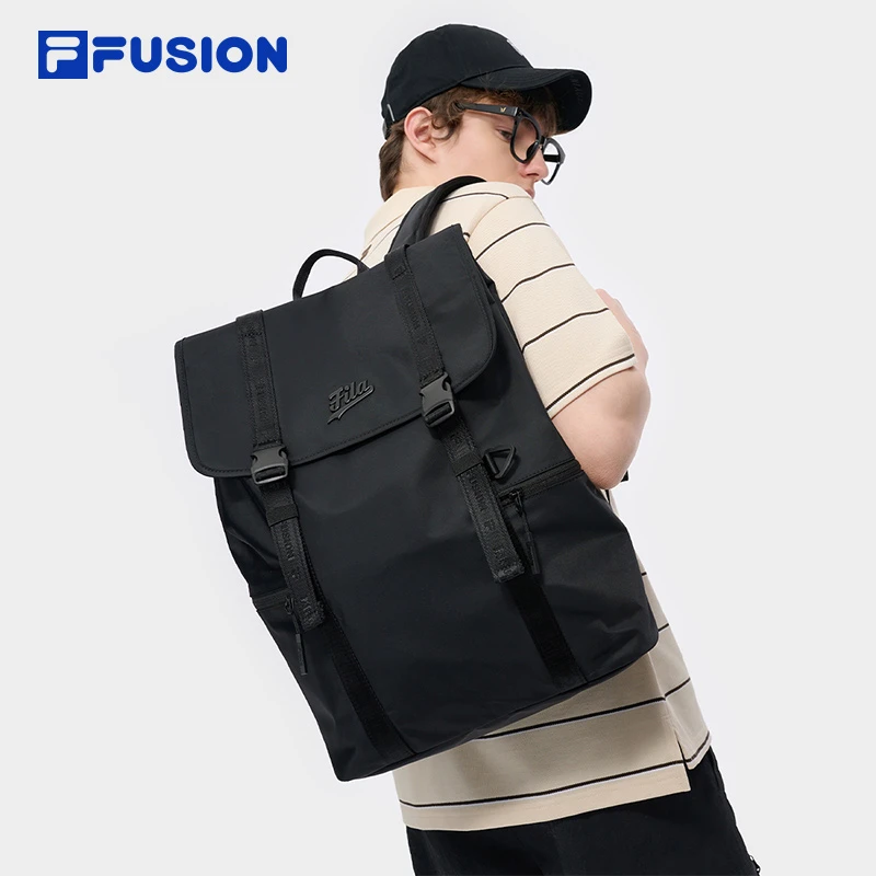 FILA斐乐大容量双肩背包情侣款运动旅行百搭学生书包T13U522102F