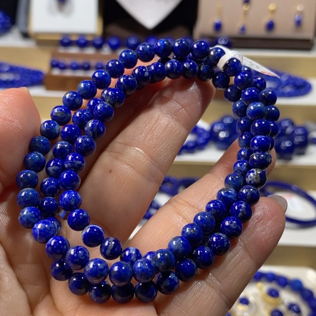 青金石未镶嵌手串5+m108佛珠