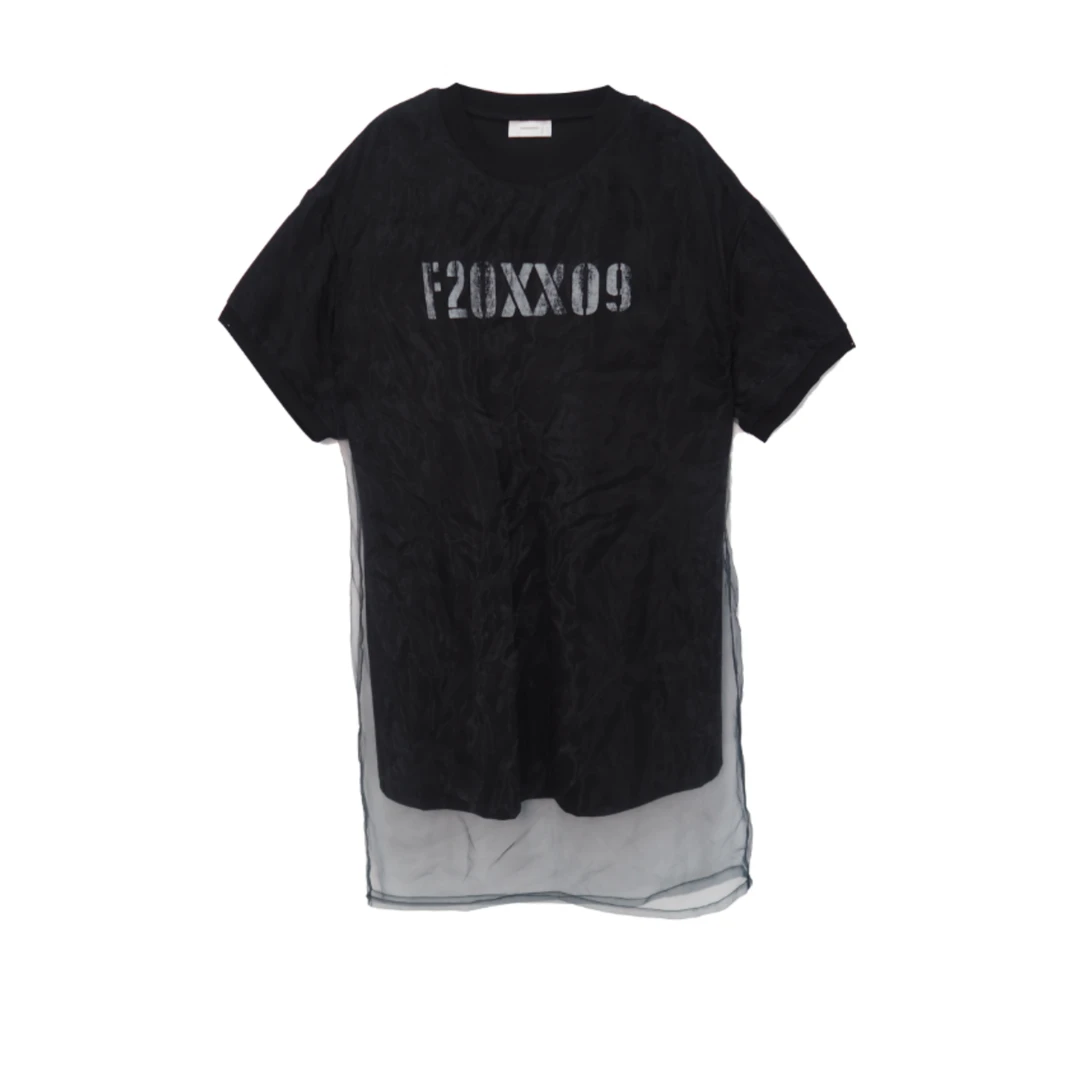 【2XXENOGENEIC】25春夏25SS-A325TS-099 设计师真两件短袖T恤