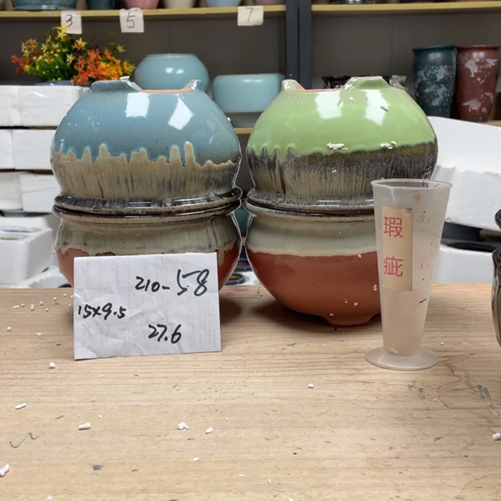 紫砂花盆多肉花盆微瑕58