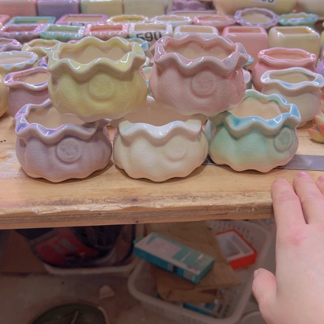 陶瓷花盆当场凑满12包邮