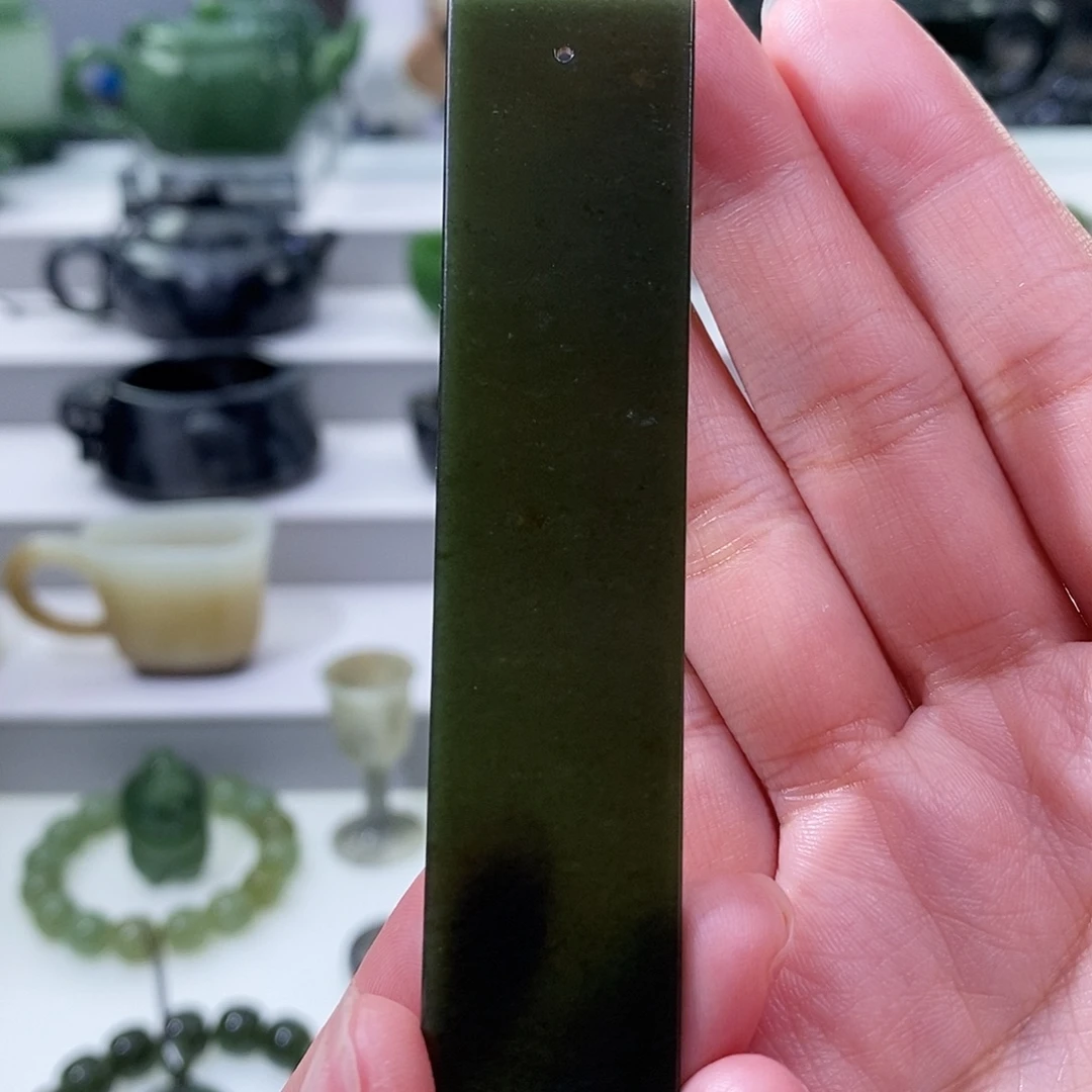 和田玉未镶嵌挂件书签