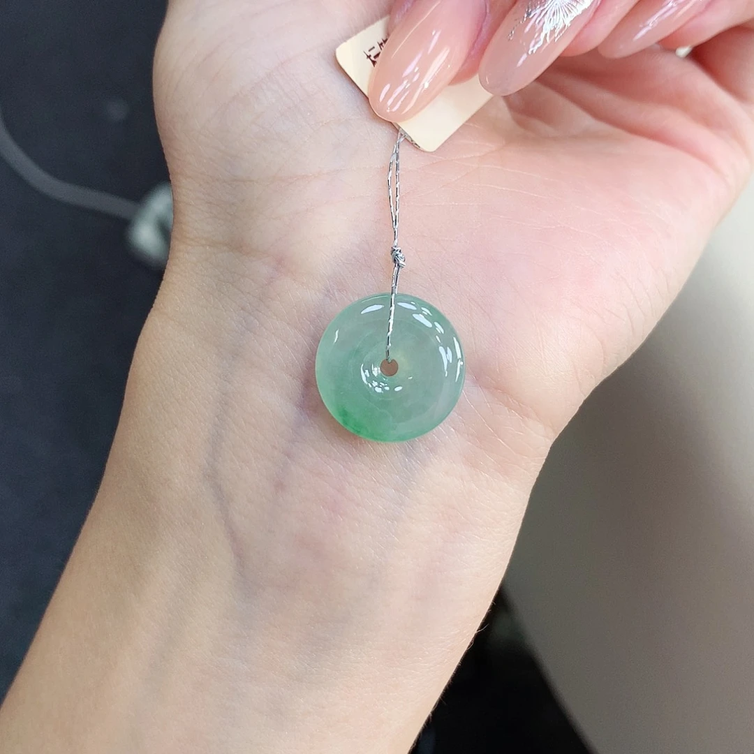 未镶嵌戒指翡翠平安扣