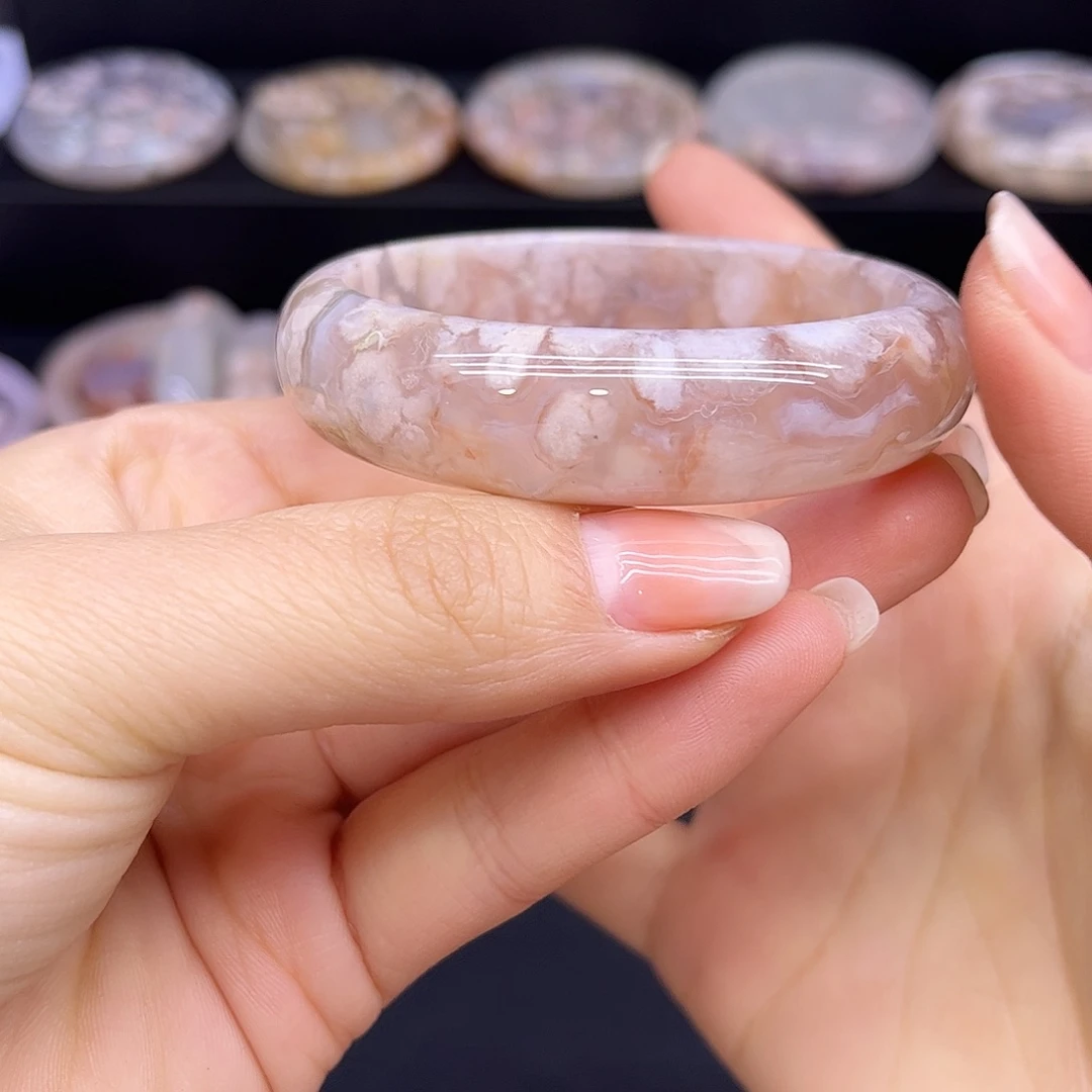 旋***子玛瑙/玉髓未镶嵌手镯