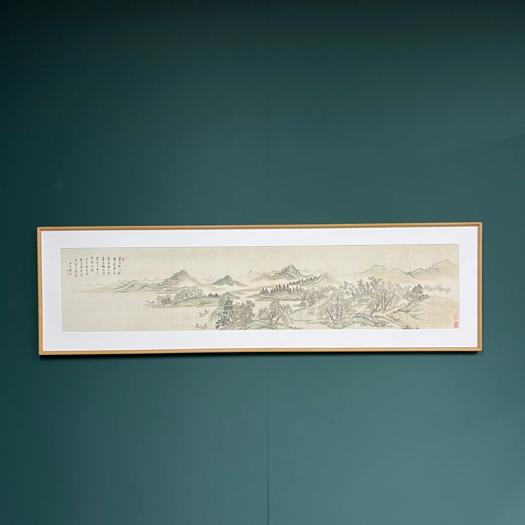 【唐解元诗意图】茶室客厅书房室内装饰挂画