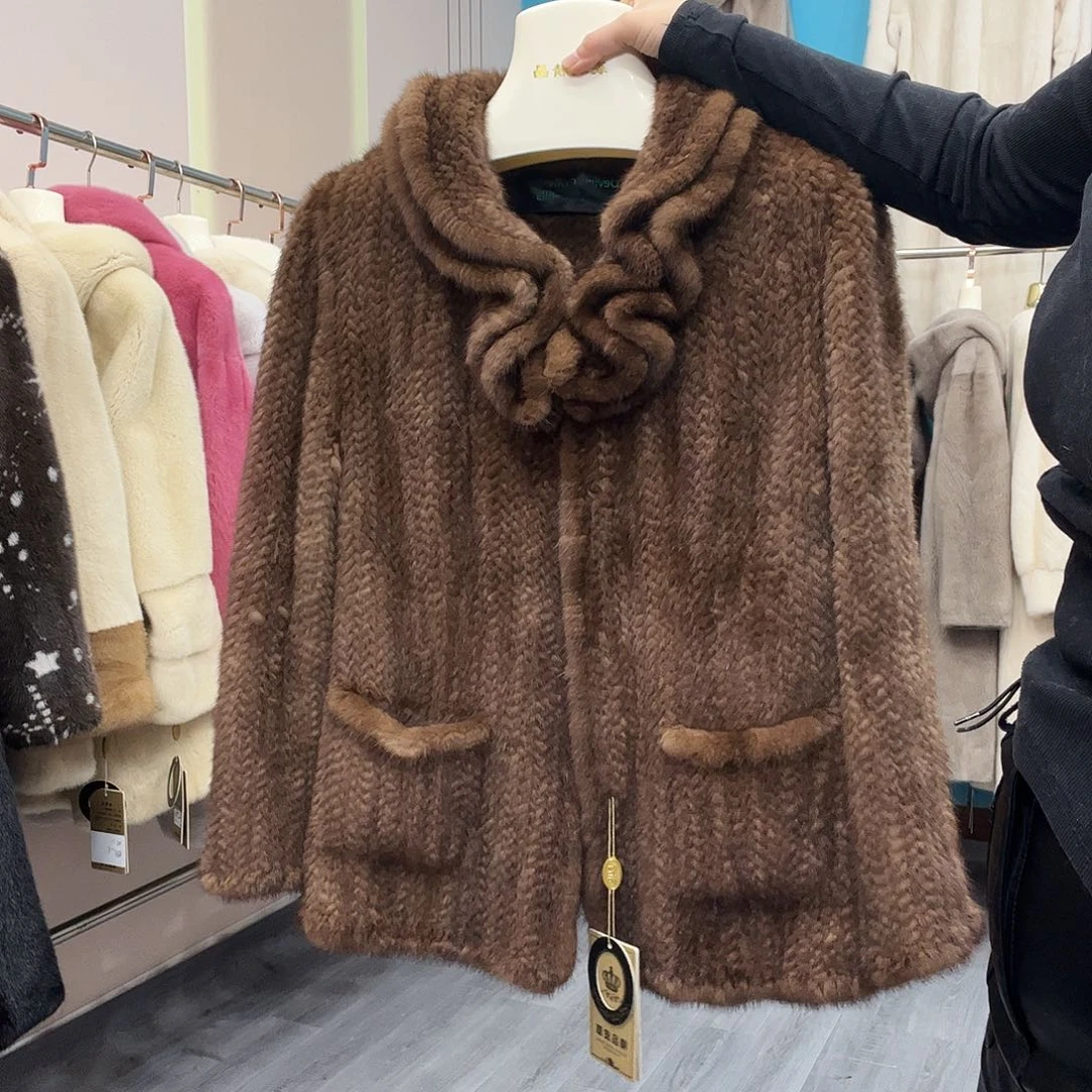 海*?新款水貂编织